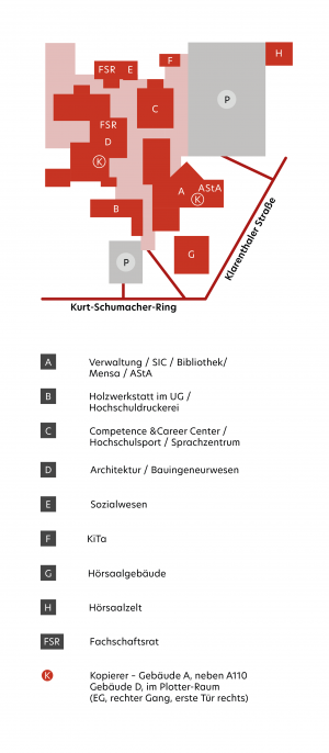 Lageplan Wiesbaden Büro